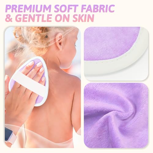 famichan Triangle Sand Remover Eraser Wipe, Beach Vacation Essentials for Women, Girls, Kids & Baby, Family Beach Must Hav...