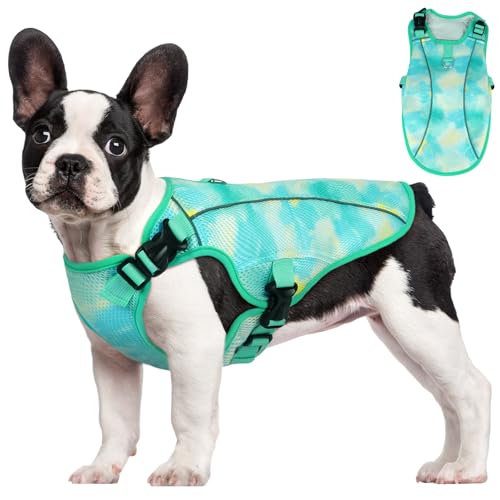 Kuoser Dog Cooling Vest for Dogs, Lightweight Cooling Shirt for Small Medium Large Dogs, Adjustable Pet Cooler Jacket with...
