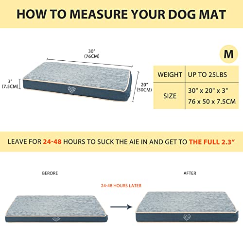 VANKEAN Waterproof Dog Pad Bed Mat Reversible (Warm&Cool), Removable Washable Cover & Waterproof Inner Lining, Pet Mattres...