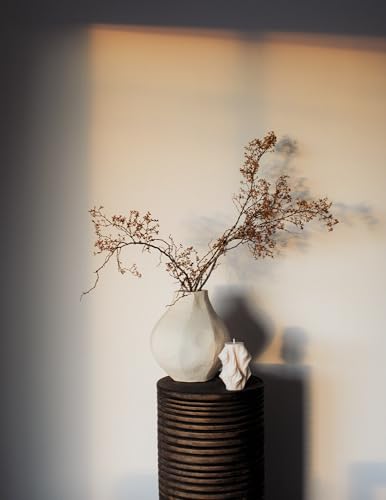 LAWA Cascading Wave Candle - Large Beautiful Handmade Pillar Scented Soy Wax Elegant Bubble Aesthetic Candle Housewarming ...