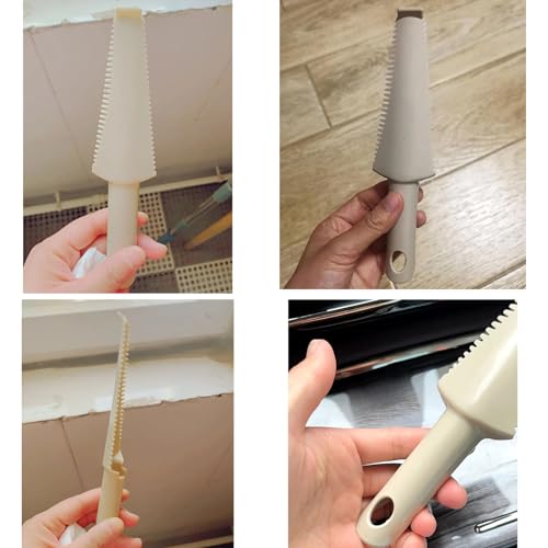 NentMent 5 Pack Flat Mop Cleaning Scraper Microfiber Pads Brush Cleaner Heavy Duty Hair Removal Tool Attachment for Wet Dr...
