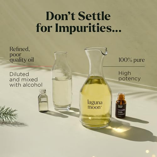 Lagunamoon Essential Oils Aromatherapy Set - 6 Oils for Diffusers, Home Care, Candle Making Scents, Fragrance, Humidifier...