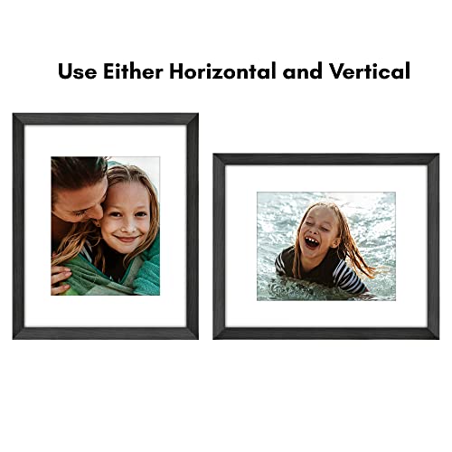 Americanflat 16x20 Picture Frame with Polished Plexiglass - Use as 11x14 Frame with Mat or Display 16x20 Photo Without Mat...