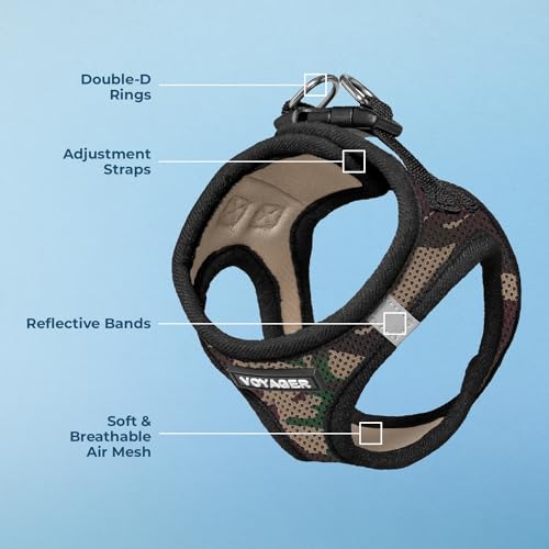 Best Pet Supplies Voyager Step-in Air Harness - All Weather Mesh, Reflective, No Pull Harness for Dogs, Cats - Secure with...