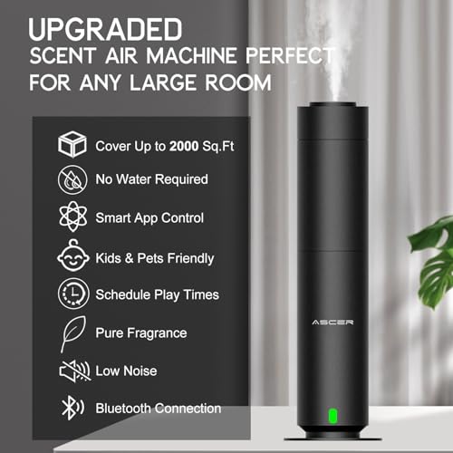 Diffuser - Hotel Scent Diffuser Machine - Remoter & APP Control - Studio Scent Diffusers for Whole House - Scent Air Machi...
