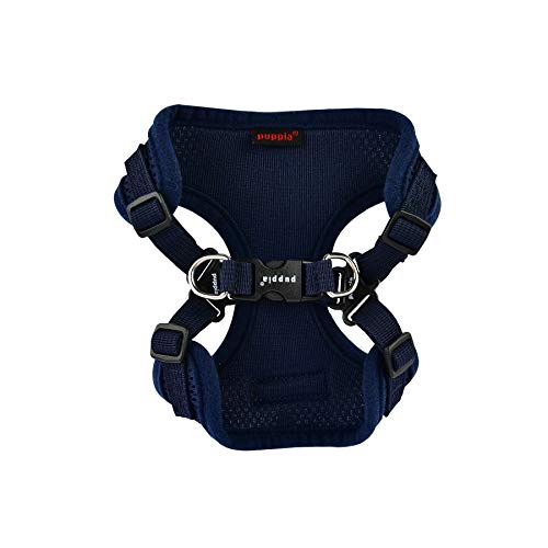 Puppia Dog Harness Comfort Mesh Step-in All Season No Pull No Choke Walking Training Adjustable Neck & Chest for Small & M...