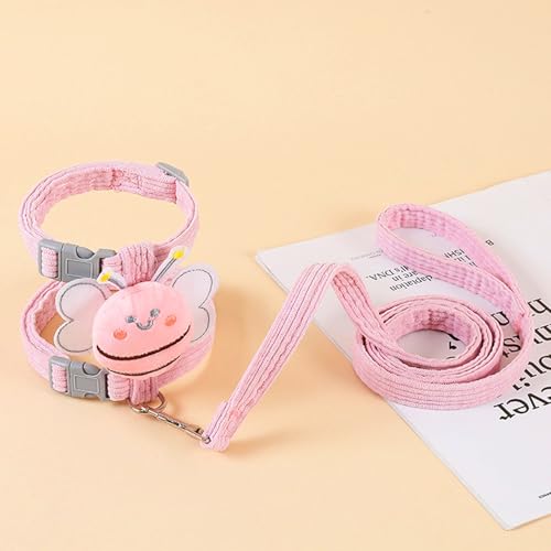 WELLYUK Cat Harness and Leash Set for Outdoor Travel Walking Escape Proof Soft Safe Adjustable Kitten Puppy Small Strap Cu...