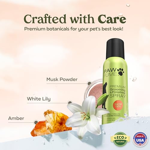 PAWFUME Dog Perfume Spray Long Lasting Scent for Grooming, Show Dog, 1-Pack – Keep Your Pup Fresh All Day – Hypoallergeni...