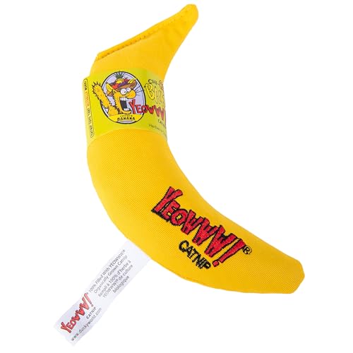Yeowww! Catnip Toy, Yellow Banana