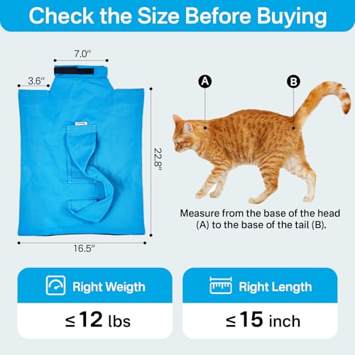 Cat Carrier Pouch, Soft Cat Bag Carrier for Bonding & Stress-Free Vet Visits, Cozy Cat Pouch Carriers to Comfort and Cuddl...