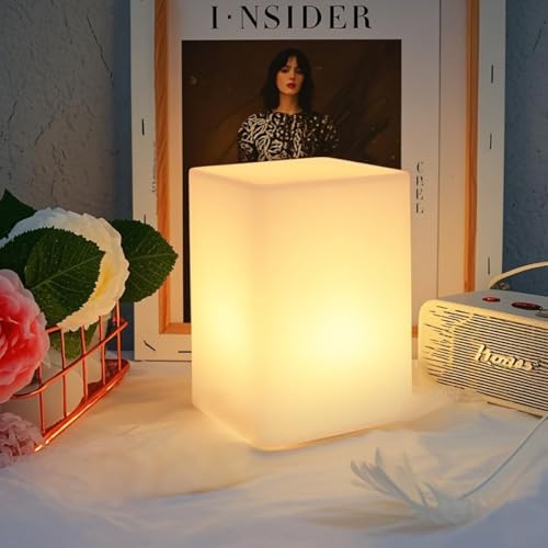 Mr.Go 6-inch Dimmable LED Night Light Mood Lamp for Kids and Adults - 16 RGB Colors - 8 Level Dimming - 4 Lighting Effects...