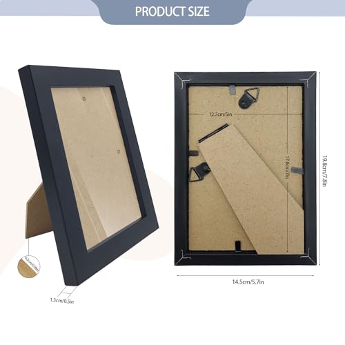 YOUKE OLA Set of 50 Picture Frame Bulk Photo Frames Wall Mounting Simple Photo Frames Multi Picture Frames for Wall or Tab...