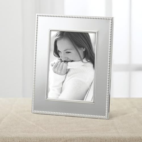 Reed & Barton Lyndon Silverplate 5" X 7" Photo Frame, 1.60 LB, Metallic