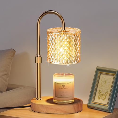 Candle Warmer Lamp with Timer Dimmer Adjustable Height for New Home Decor, Birthday Gifts for Women,Candle Warmer for Wome...