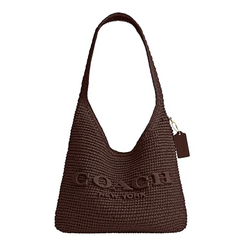 COACH Brooklyn Shoulder Bag 28 in Straw