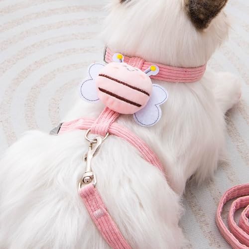 WELLYUK Cat Harness and Leash Set for Outdoor Travel Walking Escape Proof Soft Safe Adjustable Kitten Puppy Small Strap Cu...