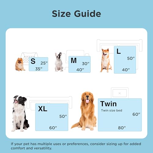 Bedsure Premium Cooling Blanket for Medium Dog - Q-MAX>0.5, Breathable Summer Washable Cold Pet Throw Blanket, Soft Durabl...
