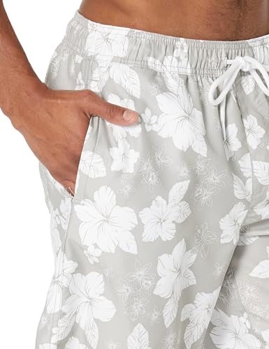 Amazon Essentials Men's 9" Swim Trunks with Mesh Lining, Pockets, Drawstring Closure