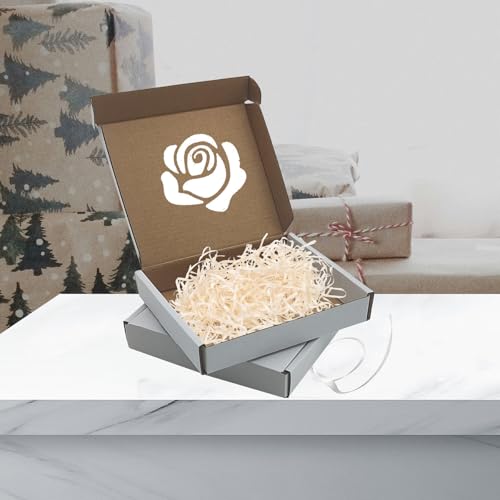 6x5x1 inch White Shipping Boxes 50 Pack, Small Corrugated Cardboard Mailer Boxes Bulk for Packaging Business Mailing Gift，...