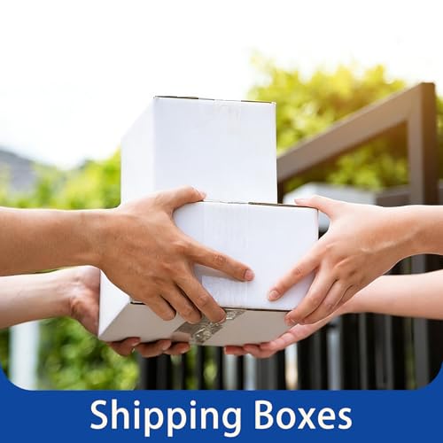 Mefleet 4x4x4" Shipping Boxes 50 Pack - Small Corrugated Cardboard Square Mug Mailing Box Packaging for Small Business - W...
