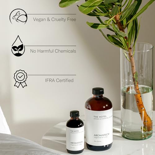 AromaTech The Hotel Aroma Essential Oil Blend: Luxury Hotel Inspired Aromatherapy with Lemon, Lavender, Peach & Pine for U...
