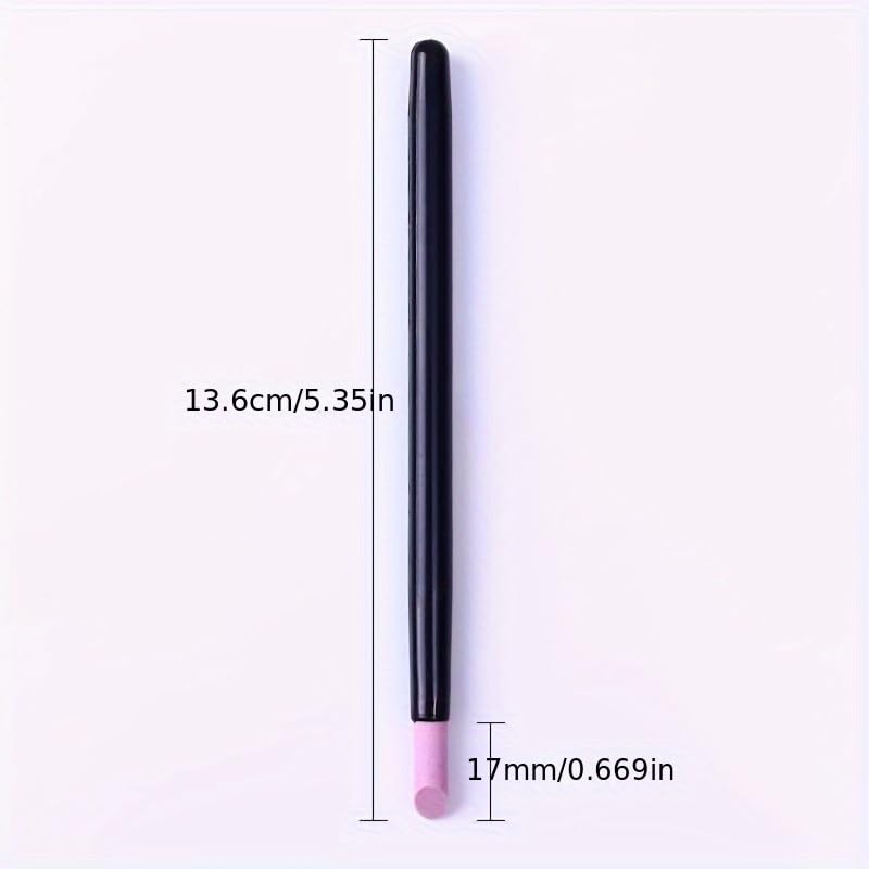 6Pcs Pumice Stone Nail File Cuticle Stone Pusher Nail Sanding Sticks Nail Art Pen Cuticle Remover Trimmer for Household Be...