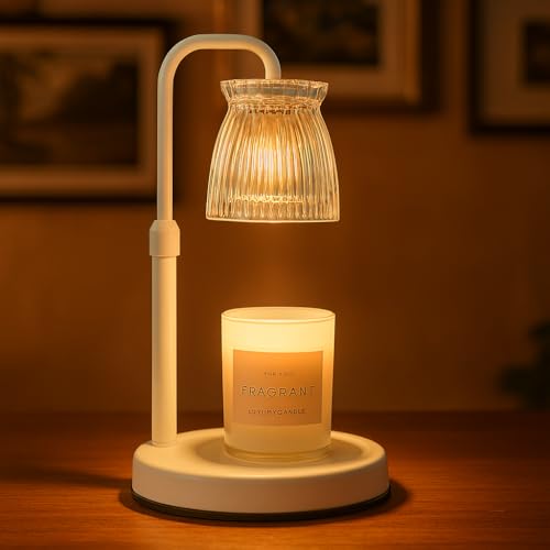 Shering Candle Warmer Lamp with Timer Dimmable, Gift Box, Gifts for Her, Birthday Gifts for Women, House Warming Gift New ...
