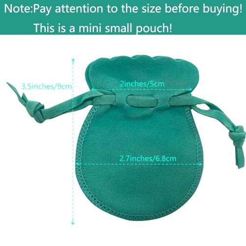 wanerxin 10pcs Mini Small Velvet Drawstring Pouches Gift Bags for Jewelry,Ring,Earrings,Earphone,Wedding Favors, Party Fav...