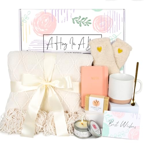 Self Care Get Well Soon Gifts for Women - Care Package Birthday Set Box for Women, Sympathy Gifts Inspirational Thank Thin...