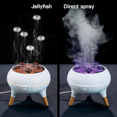 BLOIMP Essential Oil Diffuser 250ML,Jellyfish Diffuser Air Humidifiers Sound Pickup Ultrasonic Aromatherapy Diffuser Remot...