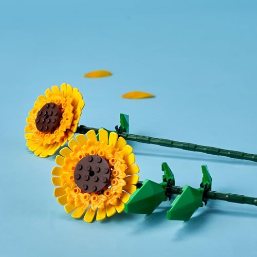 LEGO Sunflowers Building Toy for Kids, Girls and Boys Ages 8+ - Artificial Sunflowers for Home Decor and Display - Birthda...