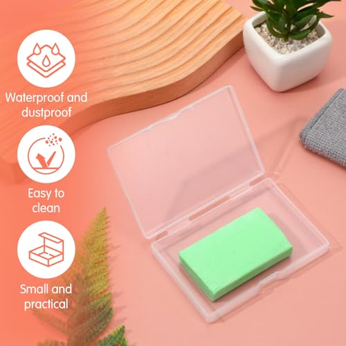 Gjinxi 4 Pcs Portable Travel Cotton Pad Holder, Bathroom Vanity Countertop Storage Organizer, Travel Qtips Case, Cosmetic ...