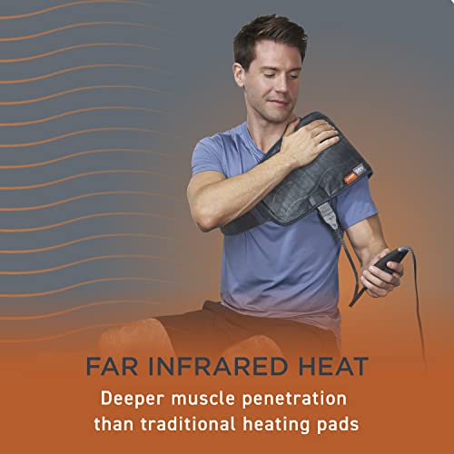 Pure Enrichment PureRelief Pro Far Infrared Universal Heat Wrap - Deep Muscle Relief for Back, Neck, Shoulder, & Knee Pain...