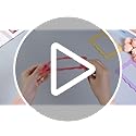 Kingdder 12 Pcs Graduation Scalloped Magnetic Picture Frame for Refrigerator 4 x 6 Pastel Reusable Picture Frame Magnets D...