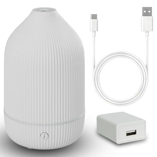 SOICARE Diffuser,USB Plug-in Car Portable Aromatherapy Diffuser,Essential Oils for Diffusers with 7 Colors Lights 2 Switch...
