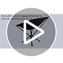 NJZ Lightweight Folding Camping Chair — Compact & Easy to Use, Portable Chair for Everyday Outdoor Comfort, Beach, Campin...