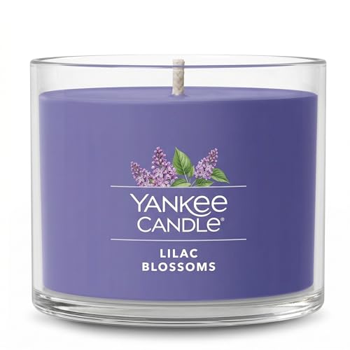 Yankee Candle Mini Jar Scented Candles, Small Single Wick Candle Set, Soy Wax Blend, Vanilla Cupcake, Lilac Blossoms, Coco...