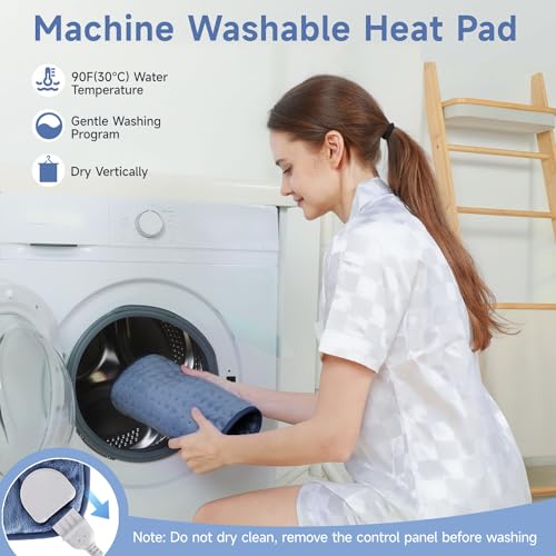 NBKLS Heating Pads for Back Neck Shoulder Pain, Electric Heating Pad Auto Shut Off, Fast Heat, Large Heating Pad Christmas...