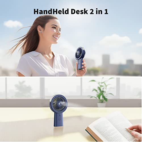 Otlonpe Handheld Misting Fan Portable, Small Personal Hand Held Rechargeable Mist Fan Water Spray, 4000mAh Battery Operate...