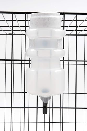 Lixit Top Fill NO-Drip Water Bottles for Dogs. (44 FL Oz (Pack of 1), White)