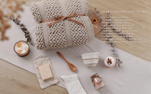 CASTATEO Cozy Care Package for Women – Warm & Comforting Thinking of You Gift Box for Birthday,BES Friend Gift, Get Well S...