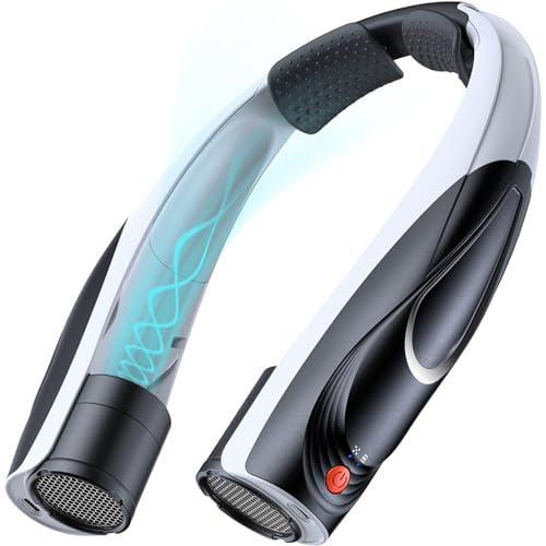 Tenvolti Portable Neck Fan - 6000mAh Rechargeable Personal Fan with 6 Speeds, 360° Cooling Surround Airflow, 20H Long Batt...