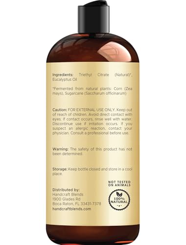 Handcraft Blends Eucalyptus Essential Oil - Huge 16 Fl Oz - for Candle Making, Soap Making, Diffusers, and Aromatherapy