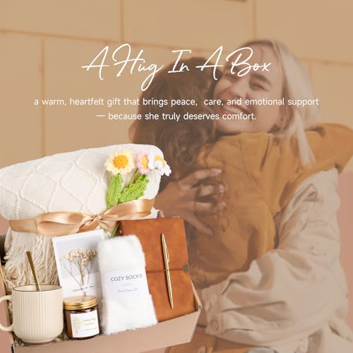 for Women - Get Well Soon Self Care Gift Baskets, Thinking of You Care Package Birthday Box for Women Her Sister Wife Girl...