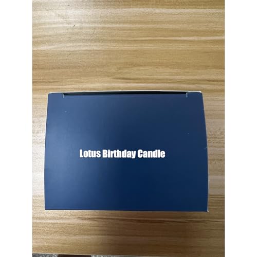 Lotus Flower Musical Birthday Candle