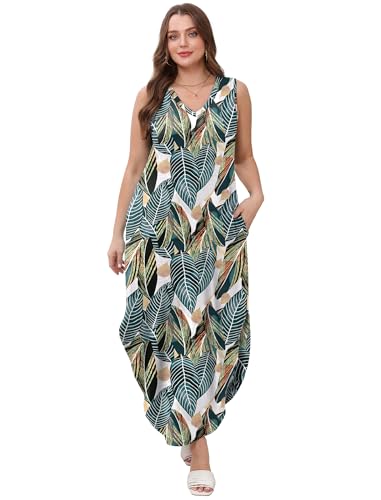 Sampeel Summer Dresses Maxi Dress Vacation Beach Sundresses 2025 with Pockets