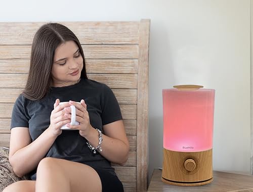 BlueHills Premium 2000 ML XL Large Essential Oil Diffuser Aromatherapy Humidifier for Large Room Home 40 Hour Run Huge Cov...