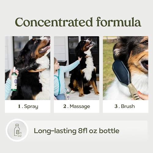 PAWFUME Skin & Coat Detangler Spray for Dogs, 1-Pack – Soothe Dry, Itchy Coats Quickly – Non-Toxic Chamomile & Oat Formul...