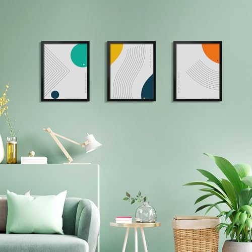 Veleclo 8x10 Picture Frame for Wall Display, 8x10 Black Picture Frame with Shatter Resistant Plexiglass, Stable and Sturdy...