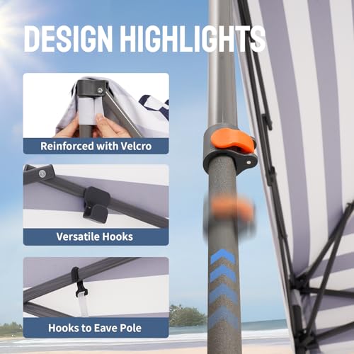 CROWN SHADES 4x4 Pop Up Changing Tent, Patented One Push Setup, Portable Changing Room, Privacy Canopy for Camping, Pool, ...